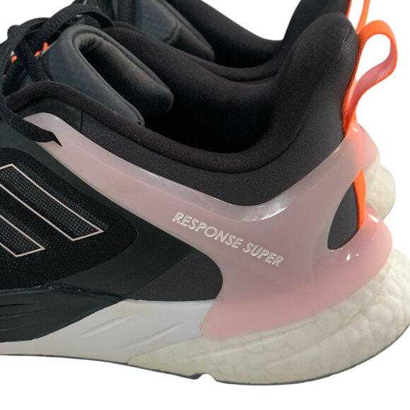 Adidas Response Super 2.0 Running Shoes Women's 11 Black Pink Trainers - Picture 8 of 13